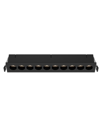 BLAU * FOCO EMPOTRAR 10L 24W  3000K NEGRO